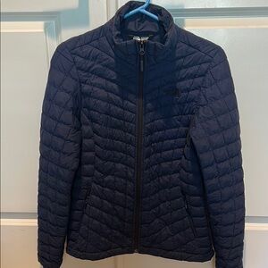 The North Face Navy Quilted Jacket